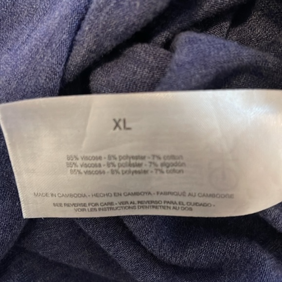 Jessica Simpson T-Shirt Dress Blue Size XL EUC - Picture 7 of 7